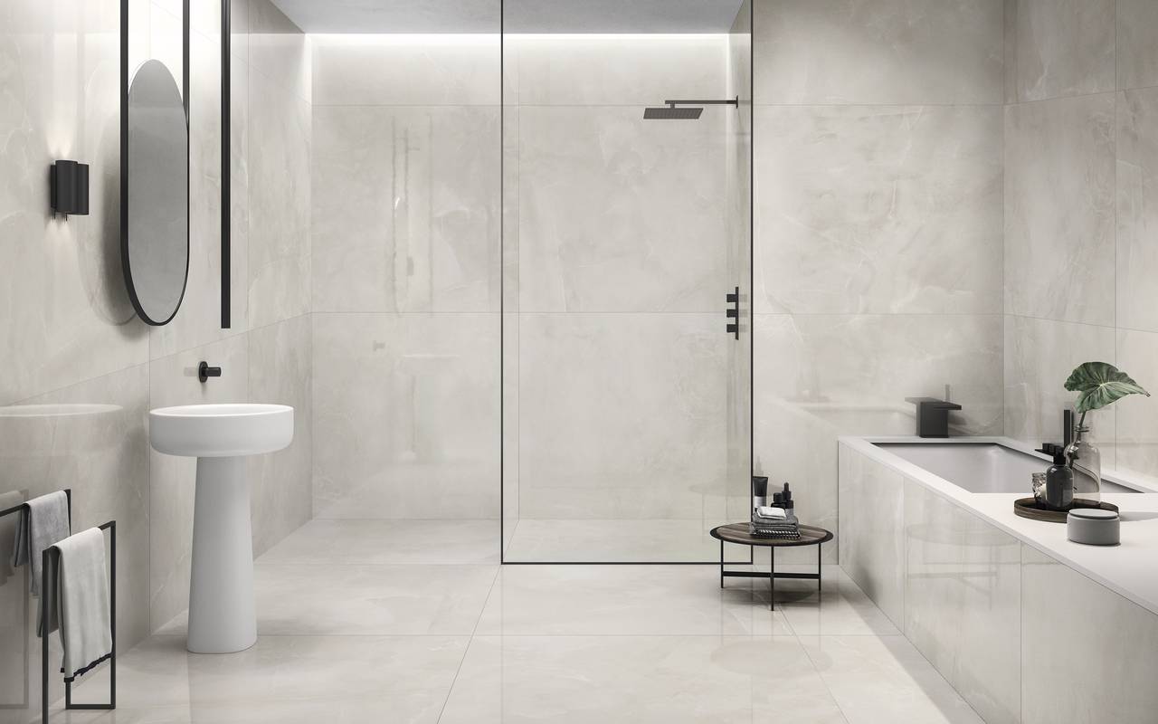 Supergres Purity Marble Onyx Pearl Lux - 75 x 150 cm