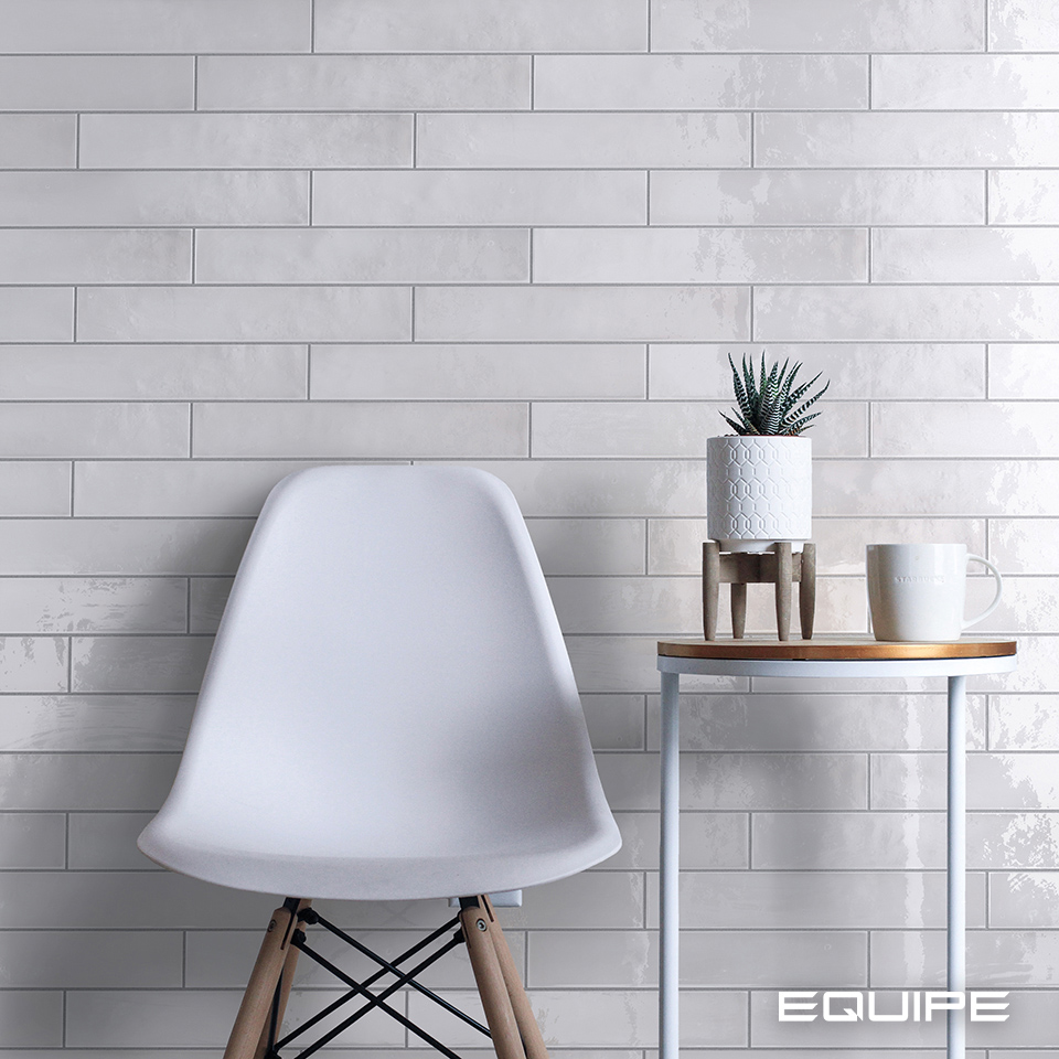 Equipe Manacor White –  6,5 x 40 cm
