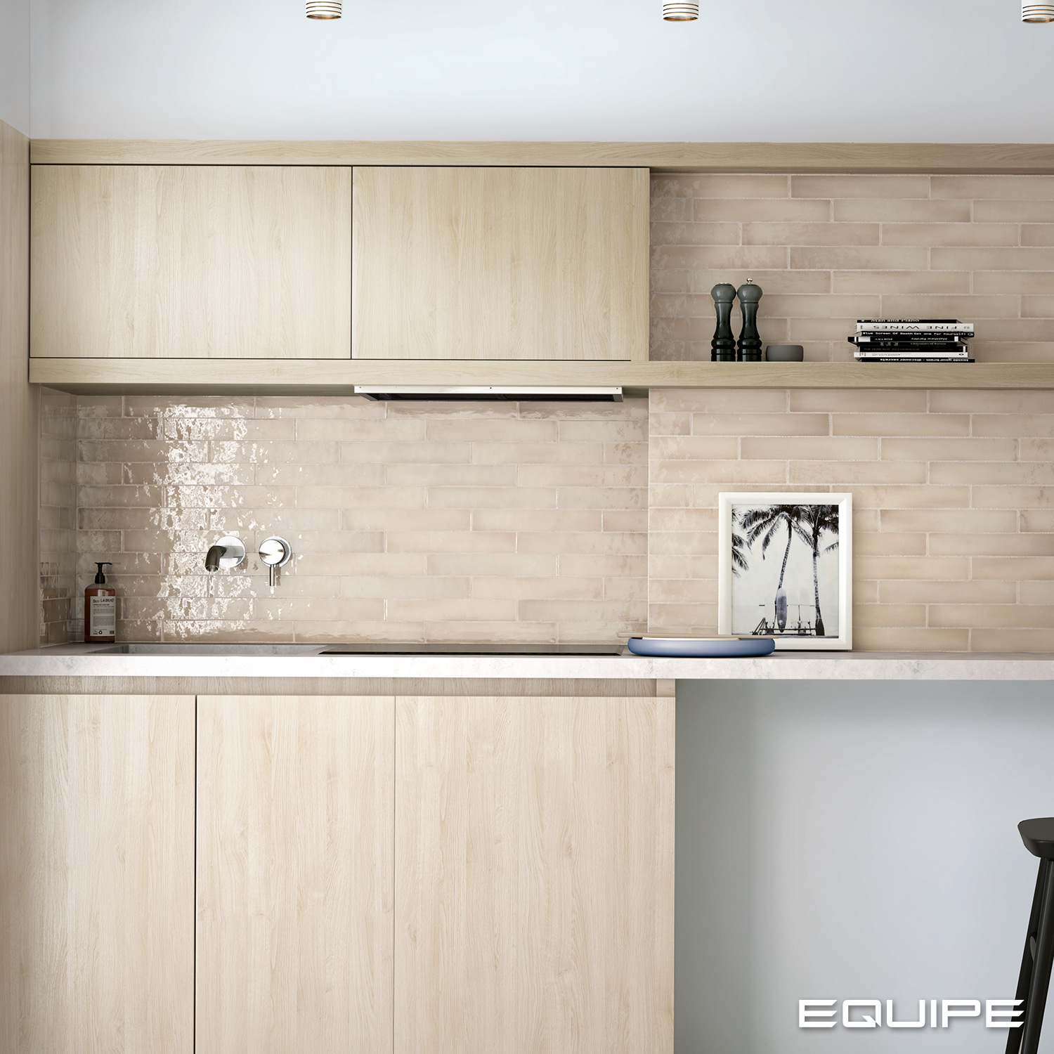 Equipe Manacor Beige Argile –  6,5 x 40 cm