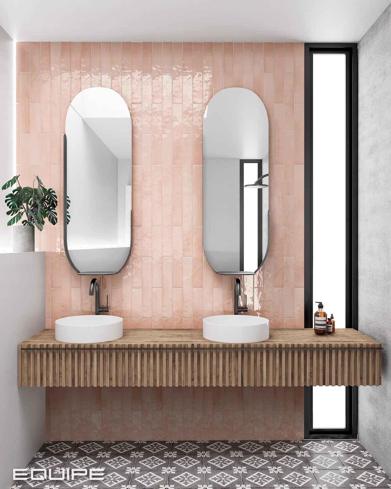 Equipe Manacor Blush Pink –  6,5 x 40 cm