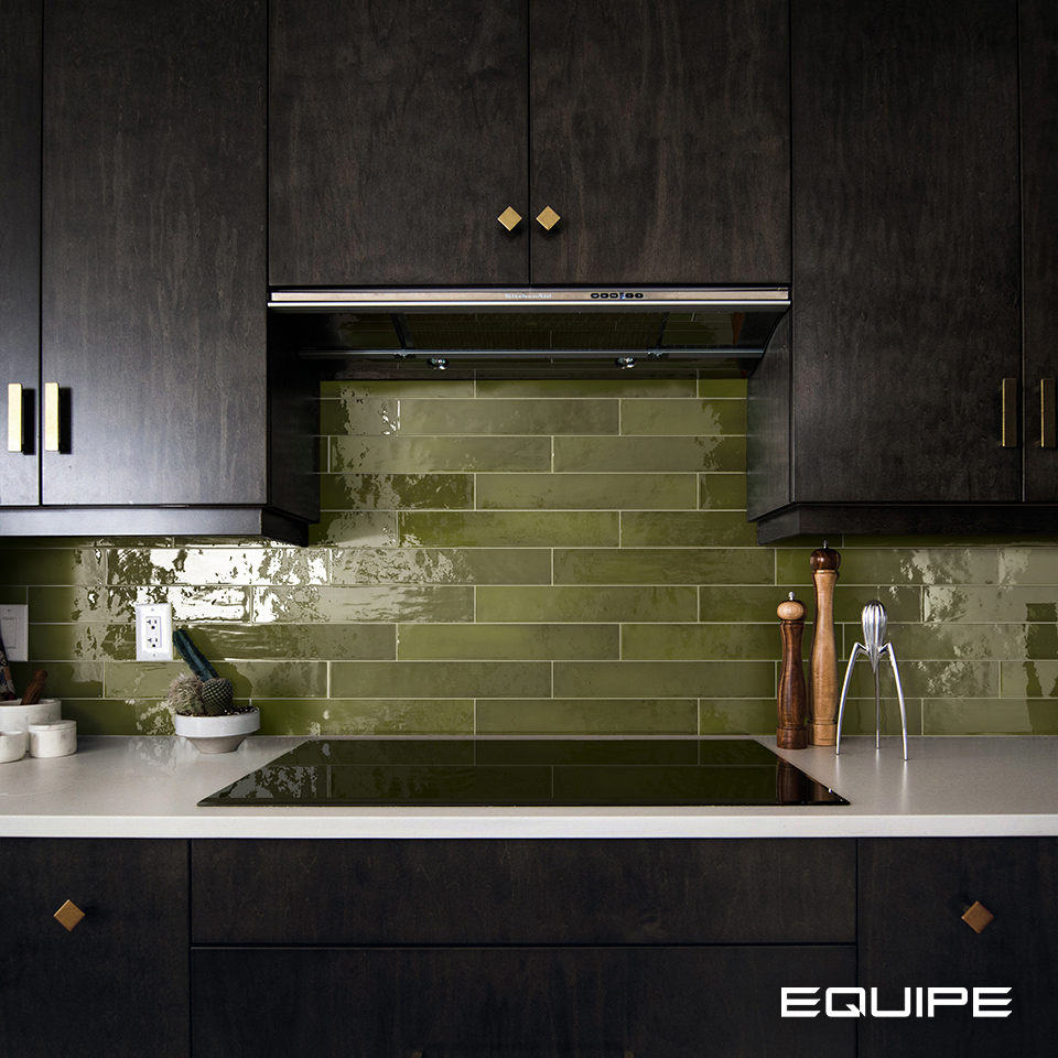 Equipe Manacor Basil Green –  6,5 x 40 cm