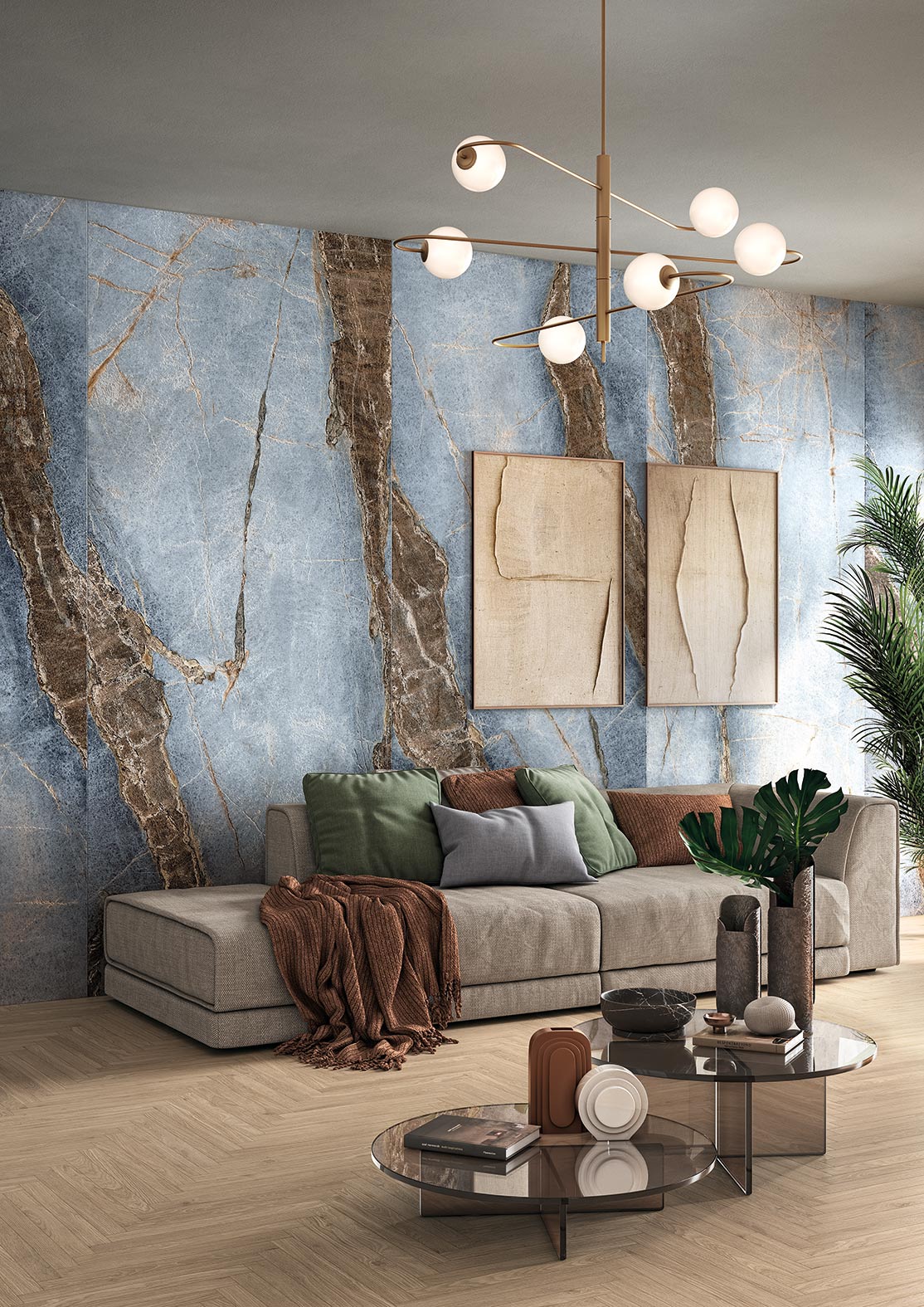 Imola Onice Aragosta glossy - 60 x 120 cm