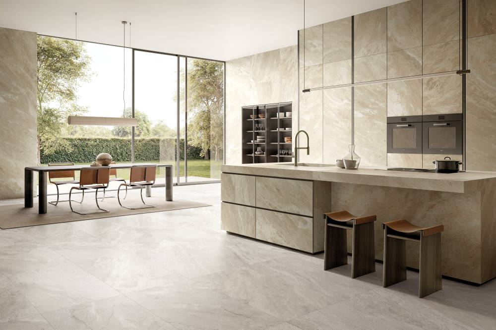 Refin Prestigio Kaleidos Ambra 120x120cm, Lucido