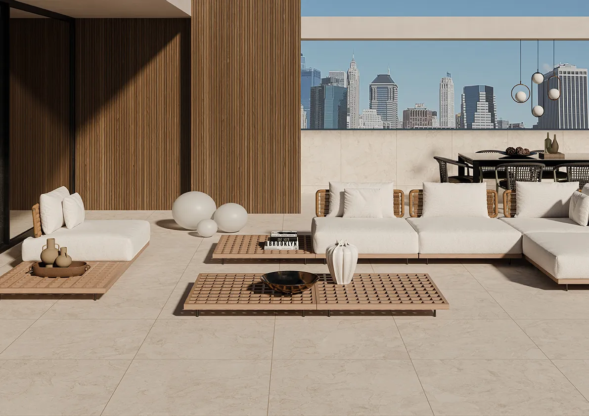 Metropol Taran Sand Antislip 90x90cm