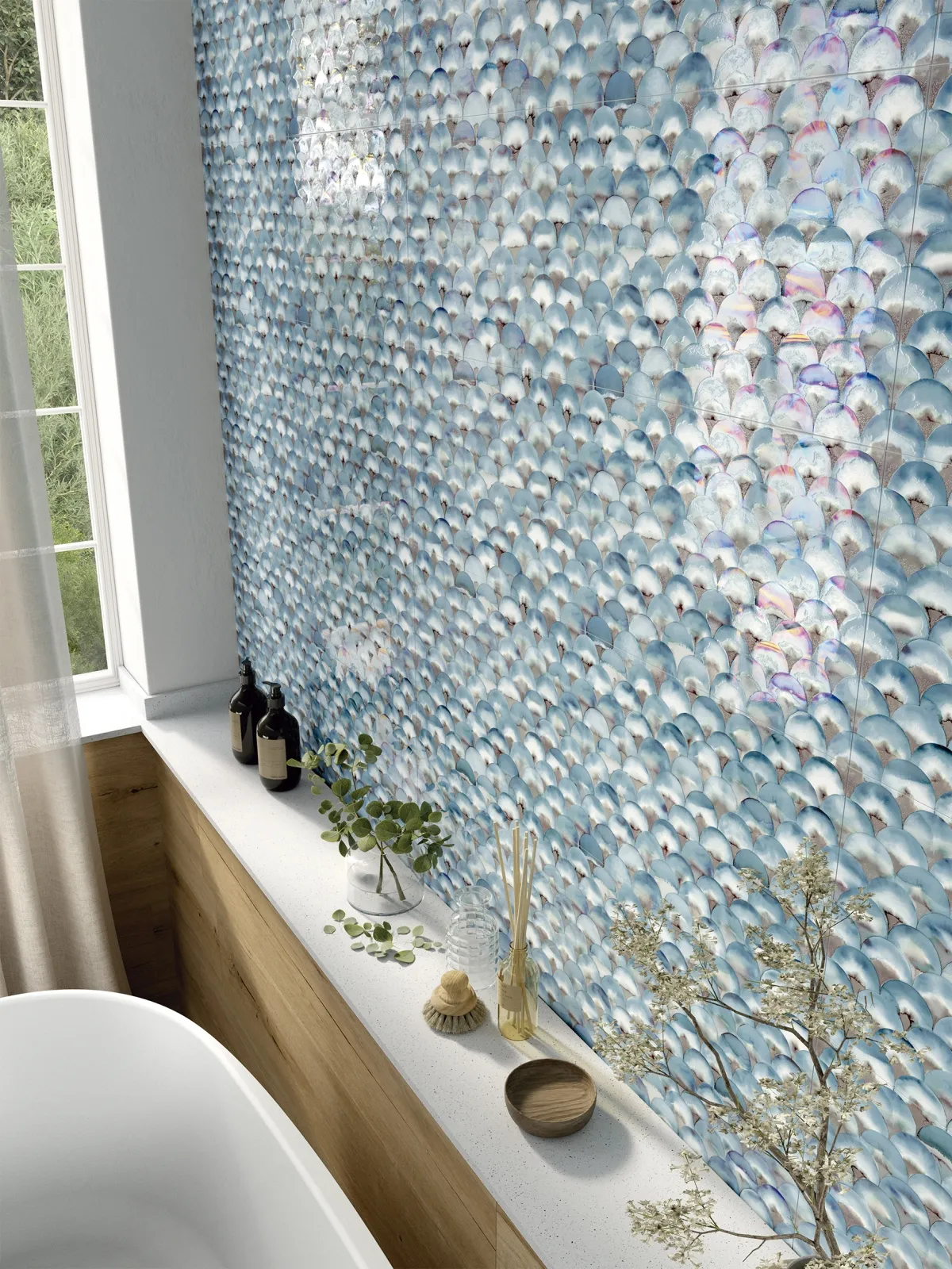 Ibero Biomim Decor Blue 30x90cm