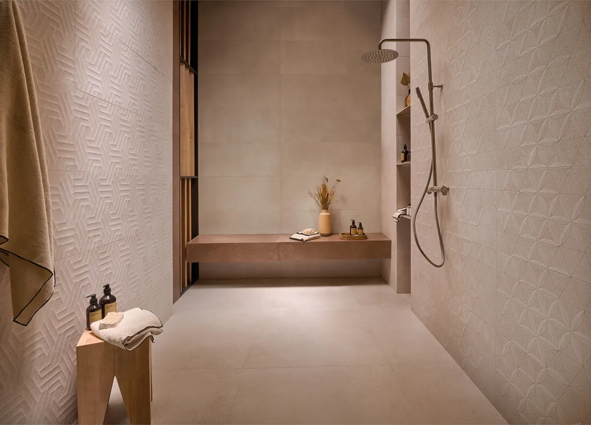 Metropol Harlem Antislip Cream 90x90cm